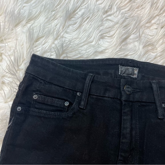 • MOTHER • The Looker Skinny Jeans A Model Spy Black - Picture 6 of 14